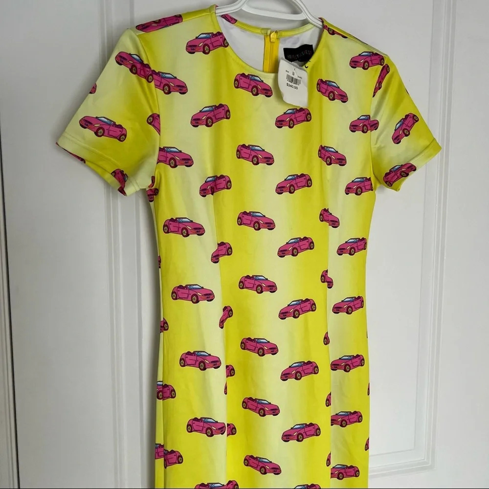 Hayley Elsaesser x Barbie  Car Print Maxi T-Shirt Dress XS - Picture 11 of 13